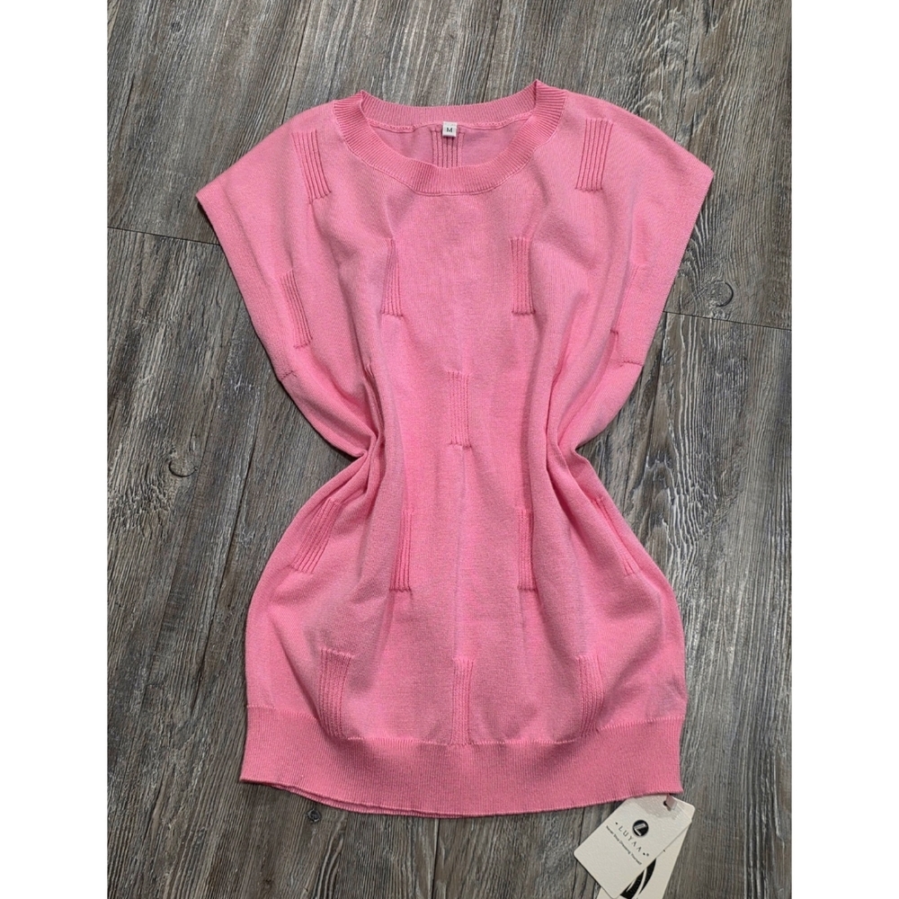 Pink Knit Top